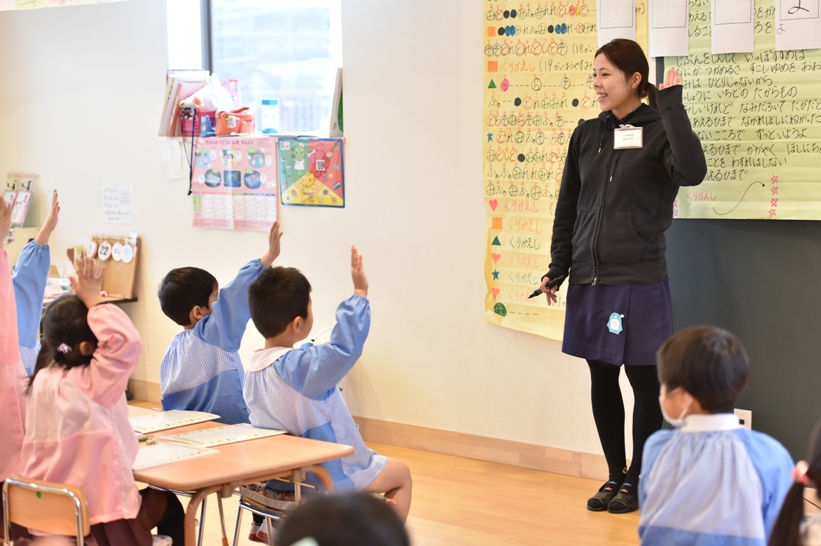 幼稚園の音楽指導