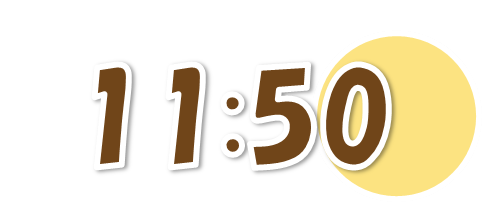 １１時５０分
