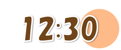 １２時３０分